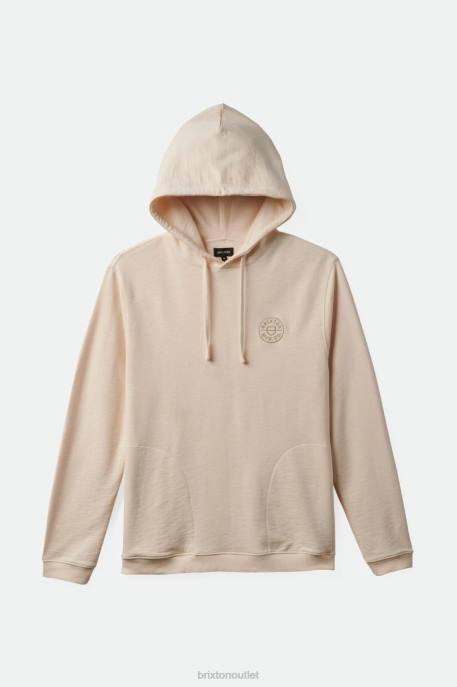 Men Brixton Whitecap Crest Summer Weight French Terry Hood Apparel