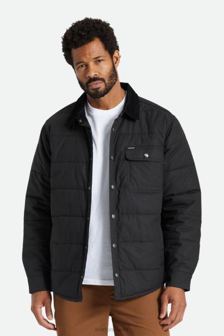 Men Brixton Black Cass Jacket Apparel