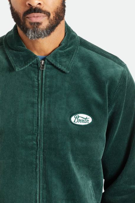 Men Brixton Emerald Utopia Jacket Apparel