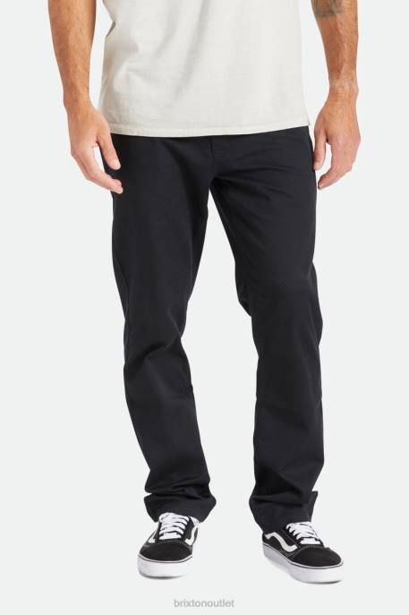 Men Brixton Black Choice Chino Regular Pant Apparel