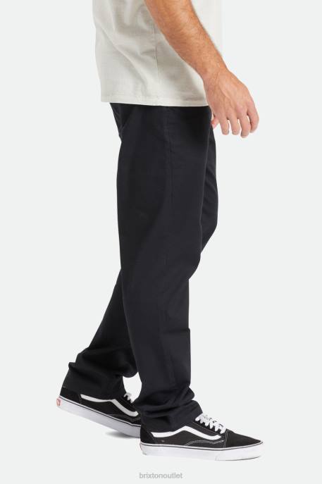 Men Brixton Black Choice Chino Regular Pant Apparel