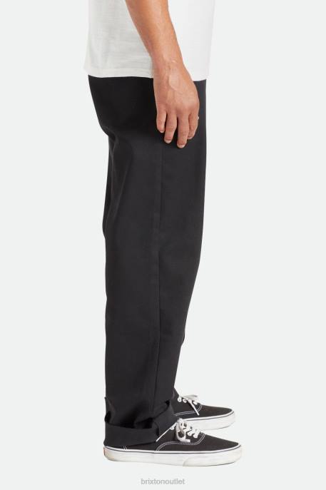 Men Brixton Black Choice Chino Relaxed Pant Apparel