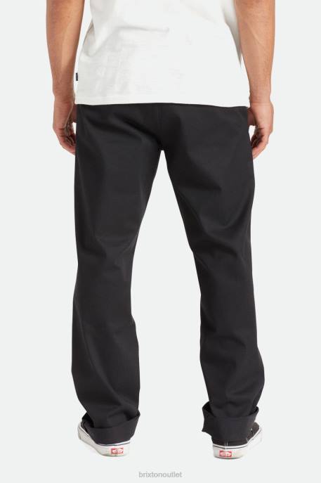 Men Brixton Black Choice Chino Relaxed Pant Apparel