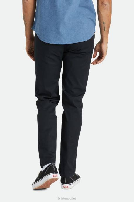 Men Brixton Black Choice Chino Slim Pant Apparel