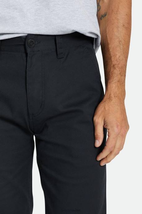 Men Brixton Black Choice Chino Slim Pant Apparel