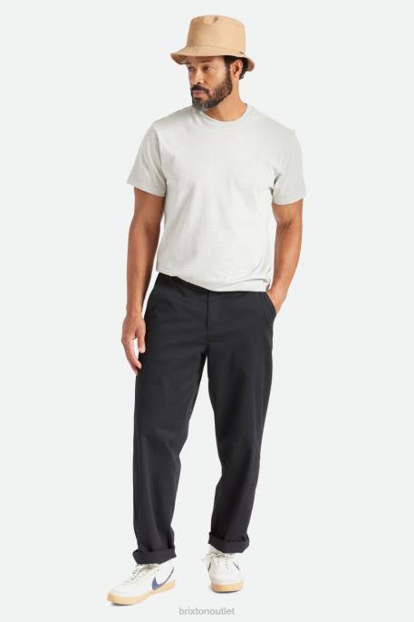 Men Brixton Black Medina Baggy Pant Apparel