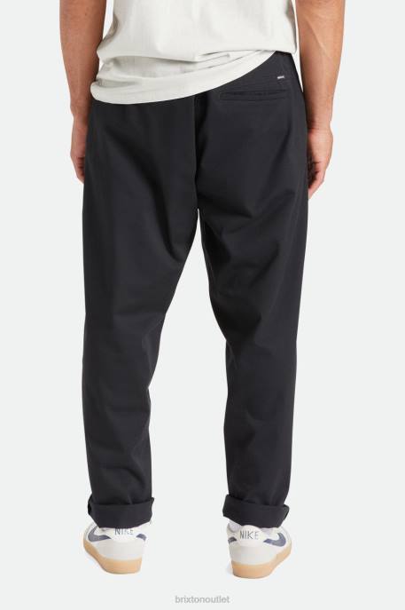 Men Brixton Black Medina Baggy Pant Apparel
