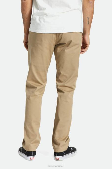 Men Brixton Khaki Choice Chino Regular Pant Apparel