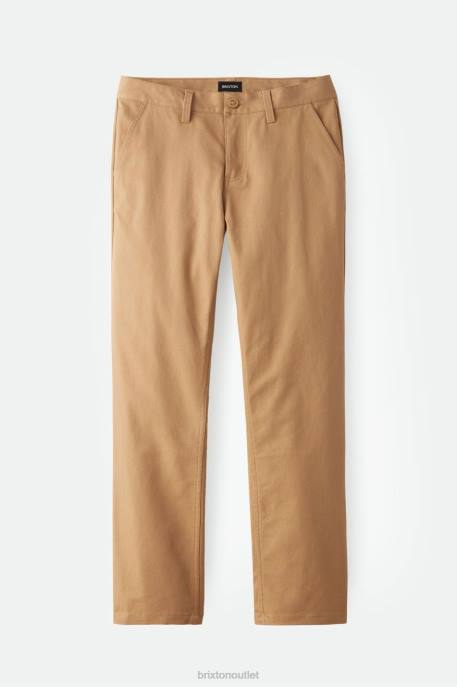 Men Brixton Khaki Choice Chino Regular Pant Apparel