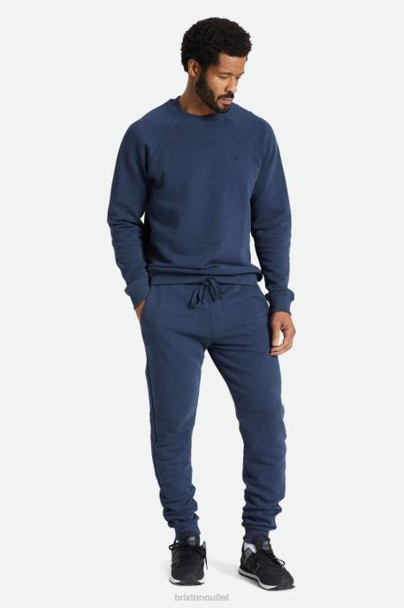 Men Brixton Washed Navy Slub French Terry Jogger Apparel