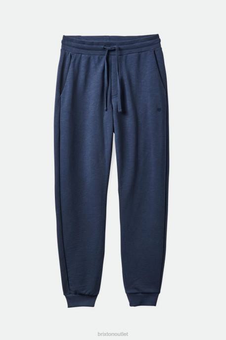 Men Brixton Washed Navy Slub French Terry Jogger Apparel
