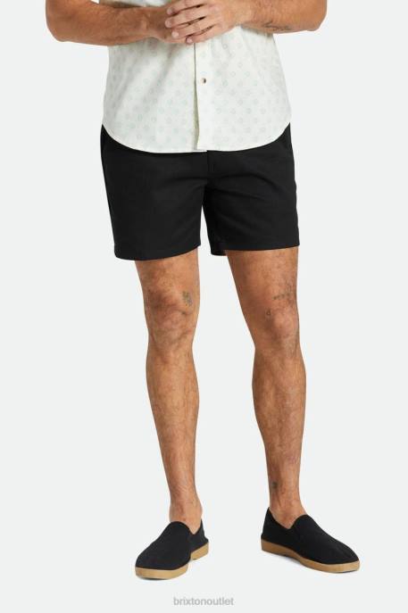 Men Brixton Black Choice Chino Short 5'' Apparel