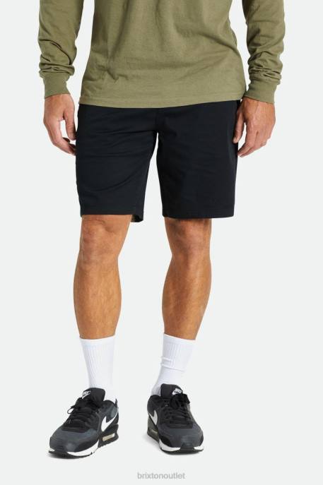 Men Brixton Black Choice Chino Short 9'' Apparel