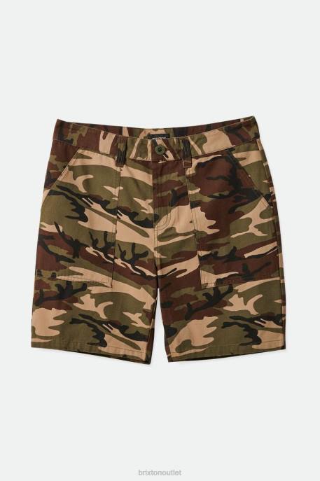 Men Brixton Camo Surplus Surplus Short Apparel