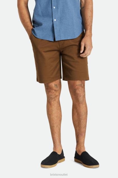 Men Brixton Dark Earth Choice Chino Short 9'' Apparel