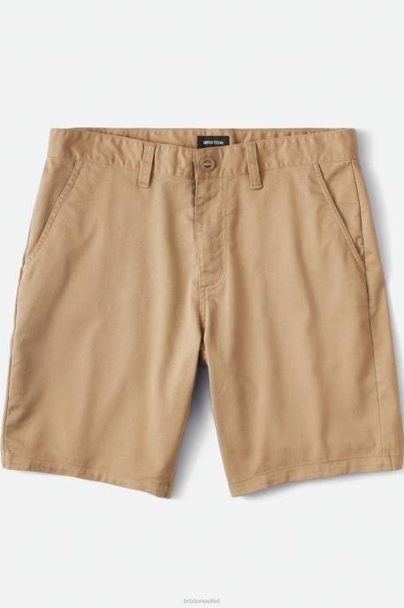 Men Brixton Khaki Choice Chino Short 9'' Apparel