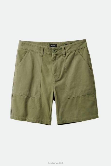 Men Brixton Olive Surplus Surplus Short Apparel