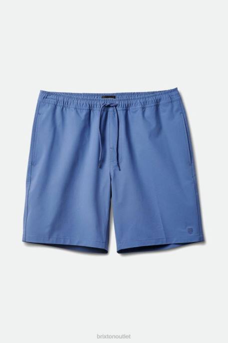Men Brixton Pacific Blue Voyage Short 5'' Apparel