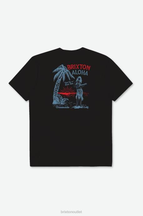 Men Brixton Black Good Time S/S Tailored Tee Apparel