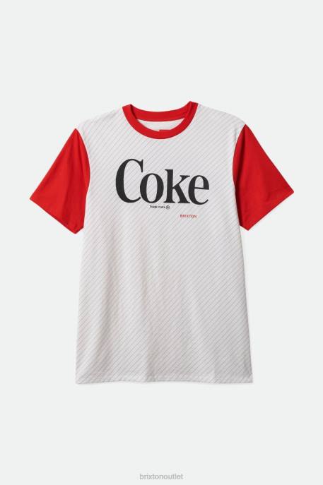 Men Brixton Coke Red Coca-Cola S/S Tailored Tee Apparel