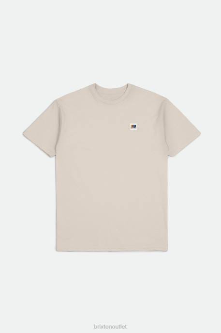 Men Brixton Cream Alton S/S Standard Tee Apparel