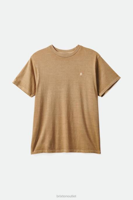 Men Brixton Sand Vintage Wash Vintage Reserve S/S Tee Apparel