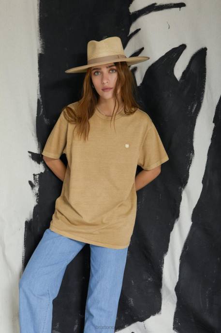 Men Brixton Sand Vintage Wash Vintage Reserve S/S Tee Apparel