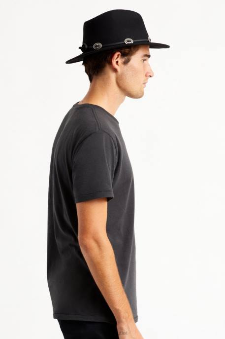 Unisex Brixton Black Adjustable Western Hat Band Accessories