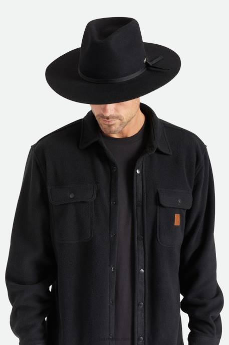 Unisex Brixton Black Cohen Cowboy Hat Accessories