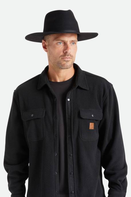 Unisex Brixton Black Cohen Cowboy Hat Accessories