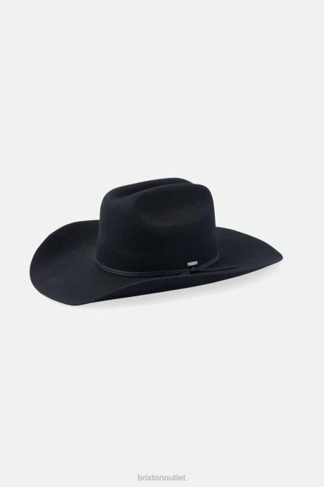 Unisex Brixton Black El Paso Reserve Cowboy Hat Accessories