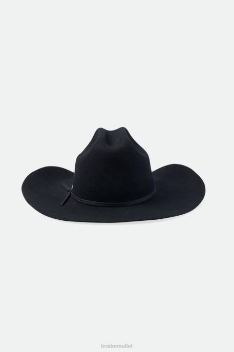 Unisex Brixton Black El Paso Reserve Cowboy Hat Accessories