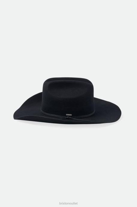 Unisex Brixton Black El Paso Reserve Cowboy Hat Accessories