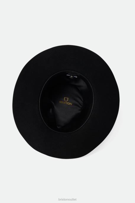 Unisex Brixton Black Whiskey River Cowboy Hat Accessories