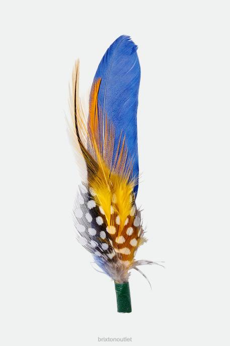 Unisex Brixton Multi Keith Hat Feather Accessories