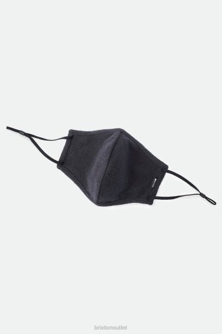Unisex Brixton Black Arctic Fleece Face Mask Accessories