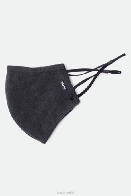 Unisex Brixton Black Arctic Fleece Face Mask Accessories