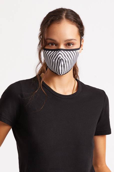 Unisex Brixton Black Stripe Lightweight Antimicrobial Face Mask Accessories