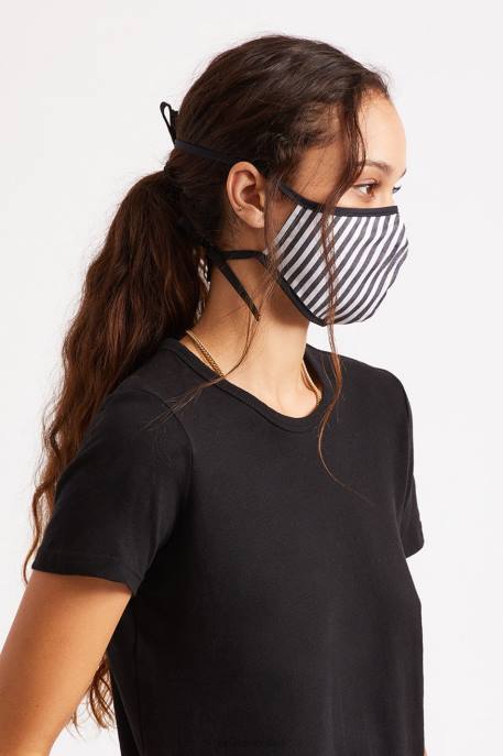 Unisex Brixton Black Stripe Lightweight Antimicrobial Face Mask Accessories