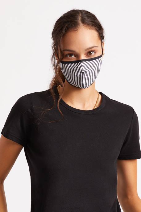 Unisex Brixton Black Stripe Lightweight Antimicrobial Face Mask Accessories