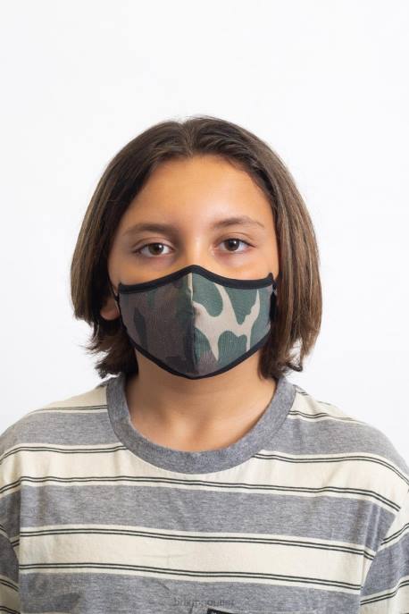 Unisex Brixton Camo Youth Antimicrobial Face Mask Accessories