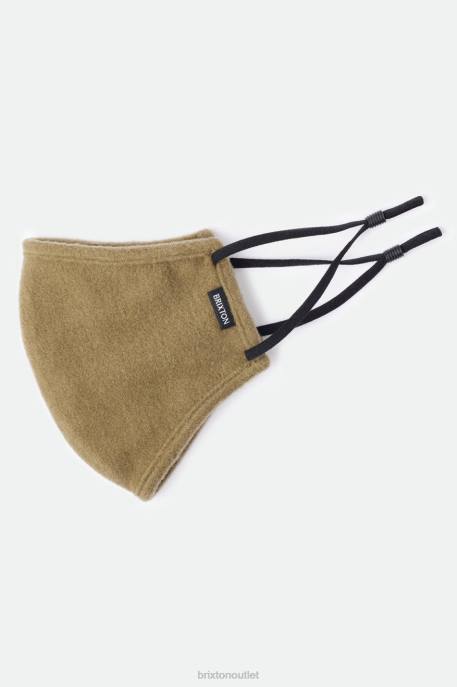 Unisex Brixton Military Olive Arctic Fleece Face Mask Accessories