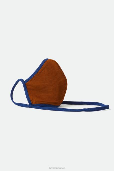 Unisex Brixton Navy/Tan Everything Face Mask Accessories