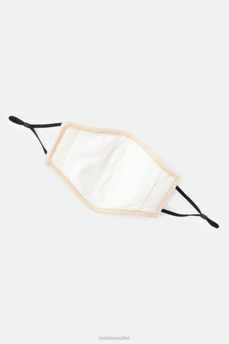 Unisex Brixton Oatmeal Arctic Fleece Face Mask Accessories