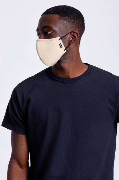 Unisex Brixton Oatmeal Arctic Fleece Face Mask Accessories