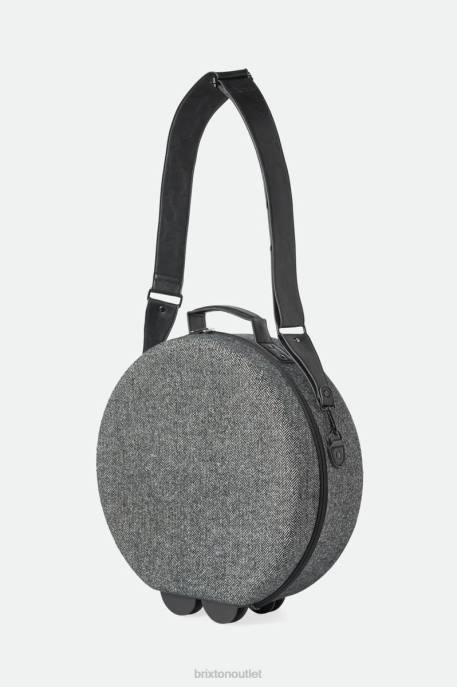 Unisex Brixton Grey/Black Done Proper Fedora Travel Case Accessories
