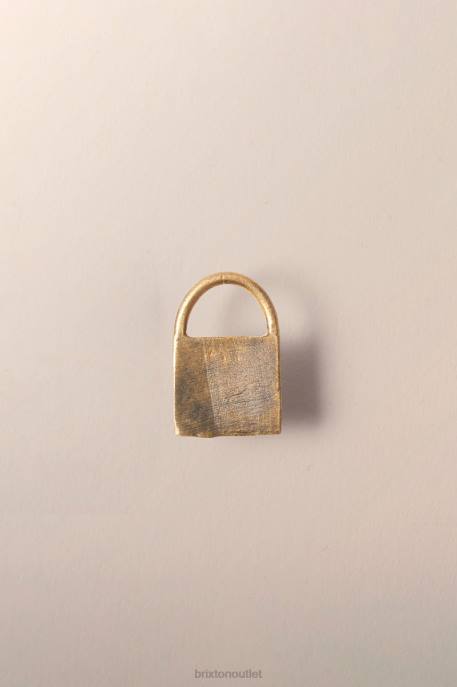 Unisex Brixton Lock Becket & Quill Brooches Accessories