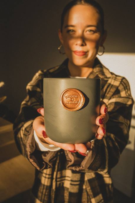 Unisex Brixton x Muse Gunmetal Flannel Scented Candle Accessories