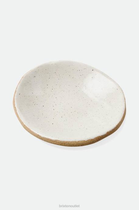 Unisex Brixton x O-M Beige Hand Crafted Ceramic Catch All Dish Accessories