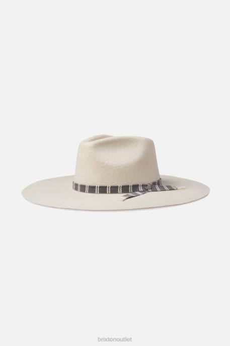 Women Brixton Dove Leigh Felt Fedora Accessories